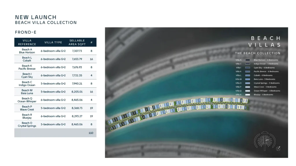 Palm Jebel Ali Frond E Masterplan